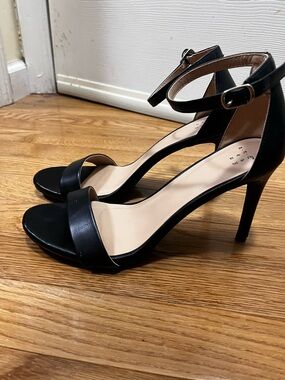 Black Ankle-Strap High Heels